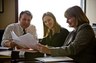Attorneys Steven Schafer and Lana Sullivan and paralegal Irene Libin evaluate a case.  We handle cases on a team basis.