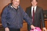 Lt. Ed Smith, Fulton County Police Department's best trained officer in DUI enforcement and then-Prosecutor Scott Smith who was (at the time of this photo) a Fulton County Solicitor, standing with their trial exhibit, a pink Gremlin.
